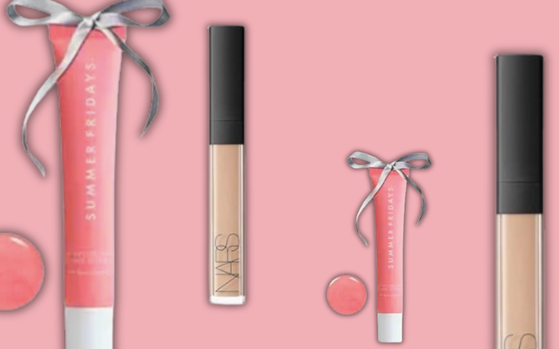 summer fridays gloss and nars creamy concelaer