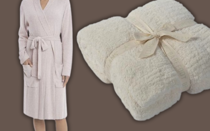 barefoot dreams blanket and robe