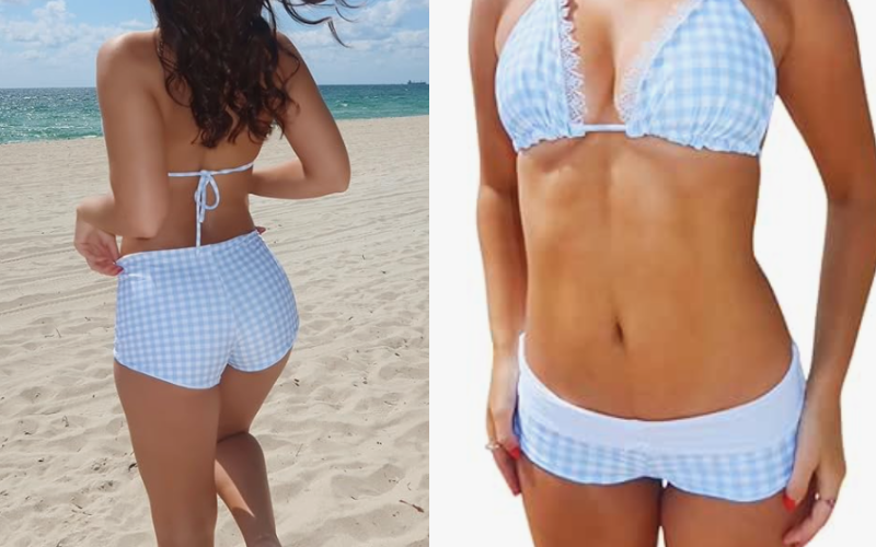 bikini set with shorts