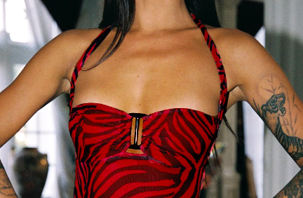 nikki red zebra top obsession indie navarrette
