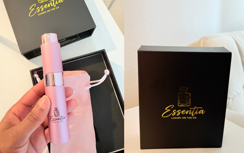 essentia perfume - photo of box